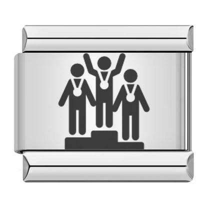 Laser Italian Charms Links 113