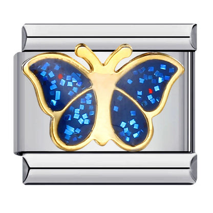 Butterfly Italian Charm Links 076