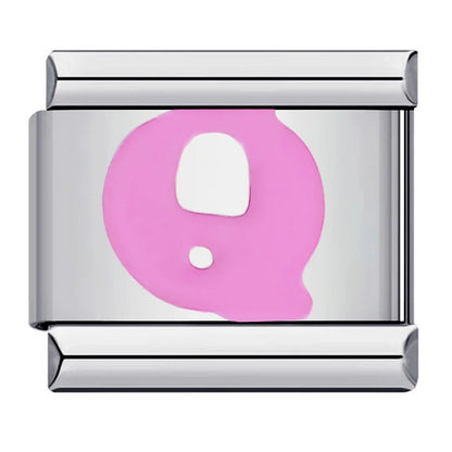 Pink Color 26 English Letters 018