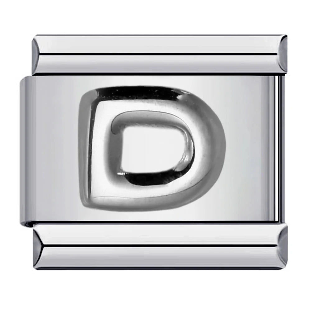 Silver Color 26 English Letters 174