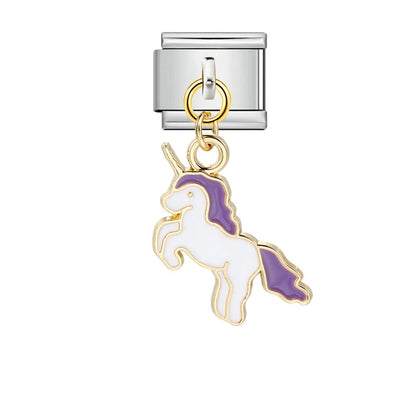 Unicorn Pendant Italian Charm 541