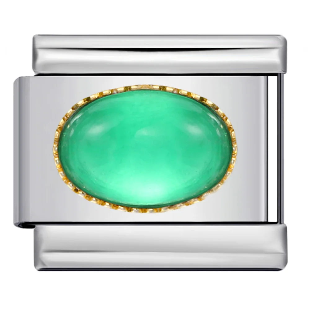 Green Italian Charm Links 400