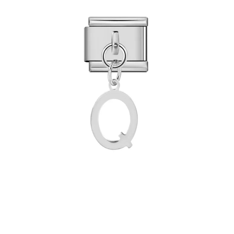 Silver Color Pendant 26 English Letter 521