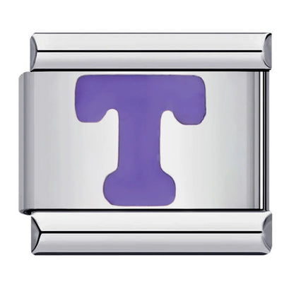 Purple Color 26 English Letters 017