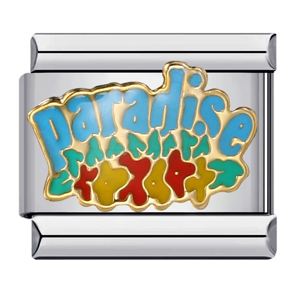 Rainbow Italian Charm Links 151