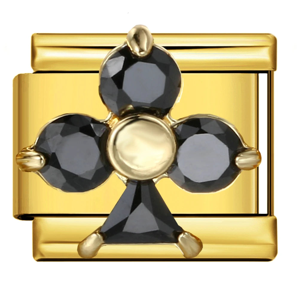 Gold Color Italian Charm Link 381