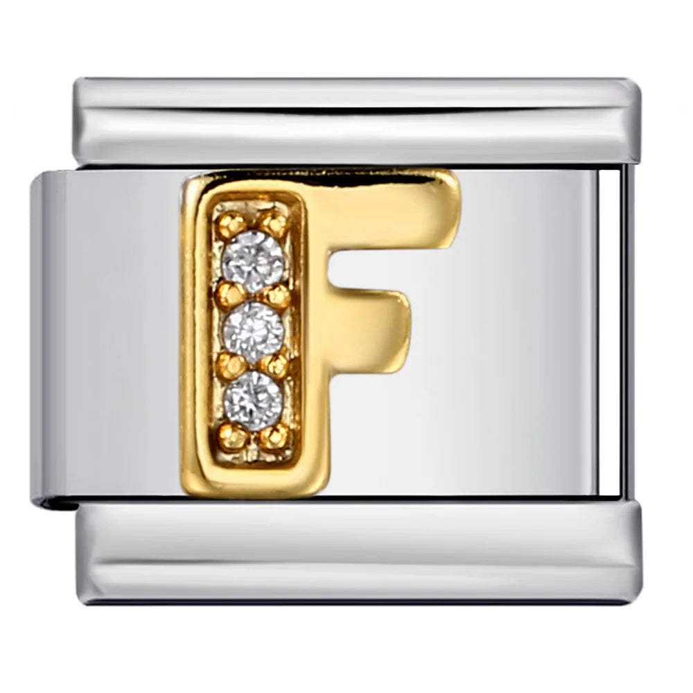 Gold Color 26 English Letter 207