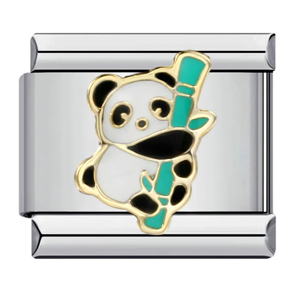 Panda Italian Charm Link 309
