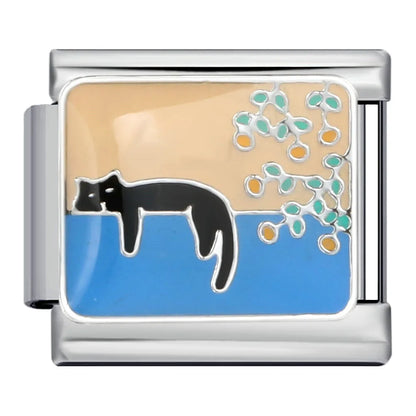 Cats Italian Charm Link 193