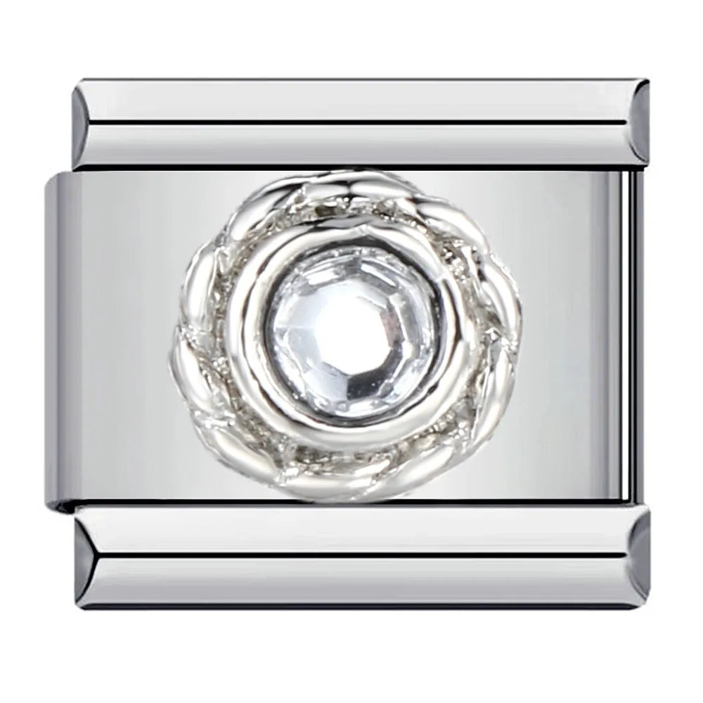 Blue Italian Charm Link 402