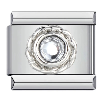 Blue Italian Charm Link 402
