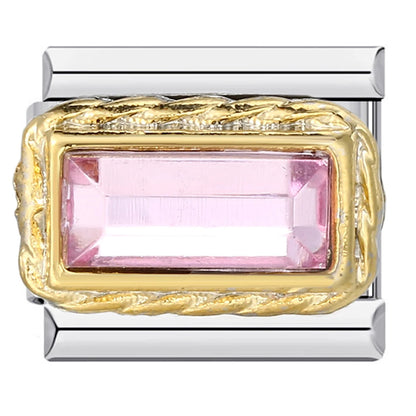 Pink Italian Charm Link 401