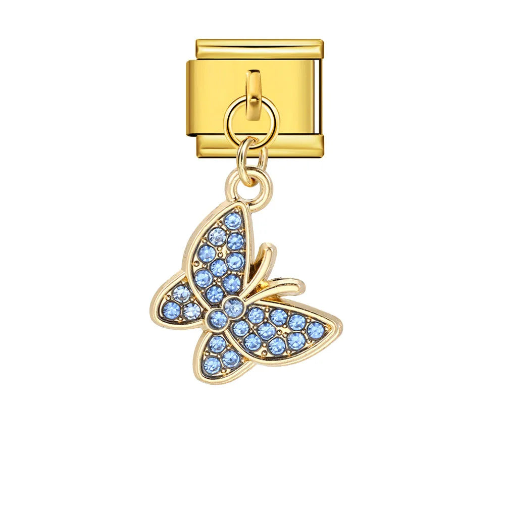 Butterfly Pendant Italian Charm 542