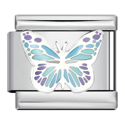 Butterfly Italian Charm Links 099
