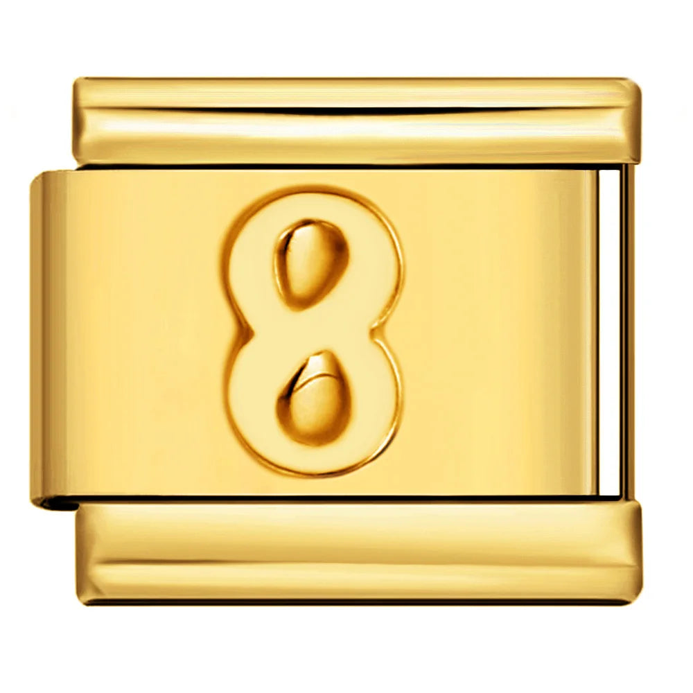 0-9 Number Italian Charm 263