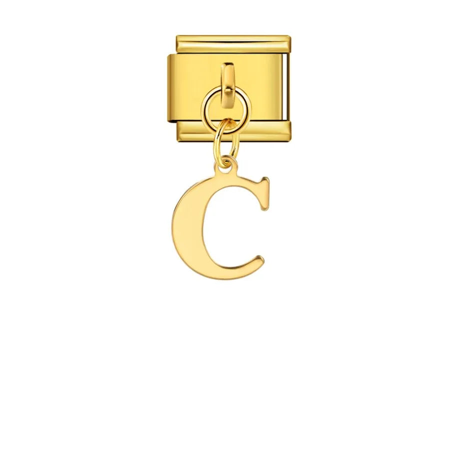 Gold Color Pendant 26 English Letter 520
