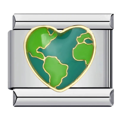 Heart Italian Charm Link 331