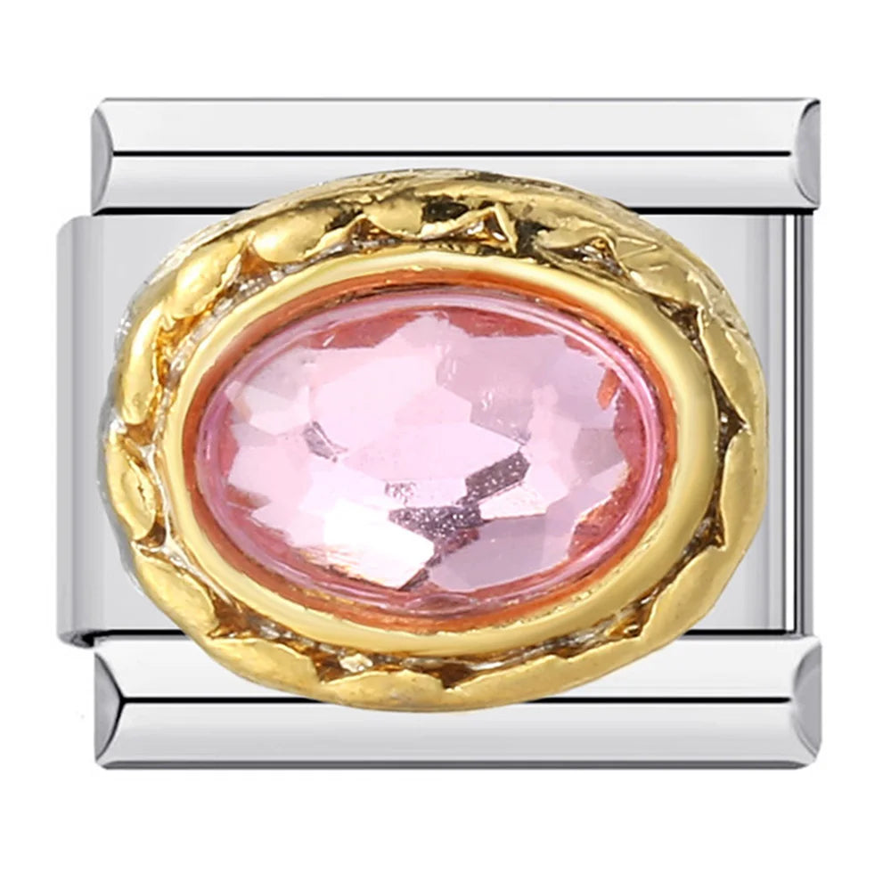 Pink Italian Charm Link 401