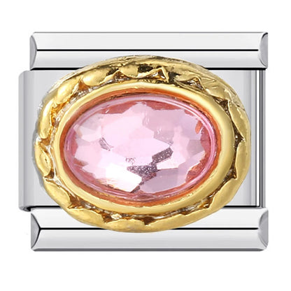 Pink Italian Charm Link 401