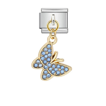 Butterfly Pendant Italian Charm 542