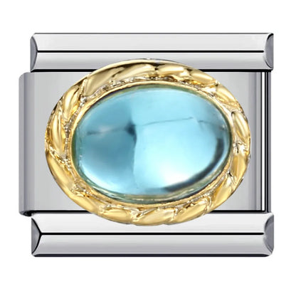 Blue Italian Charm Link 402