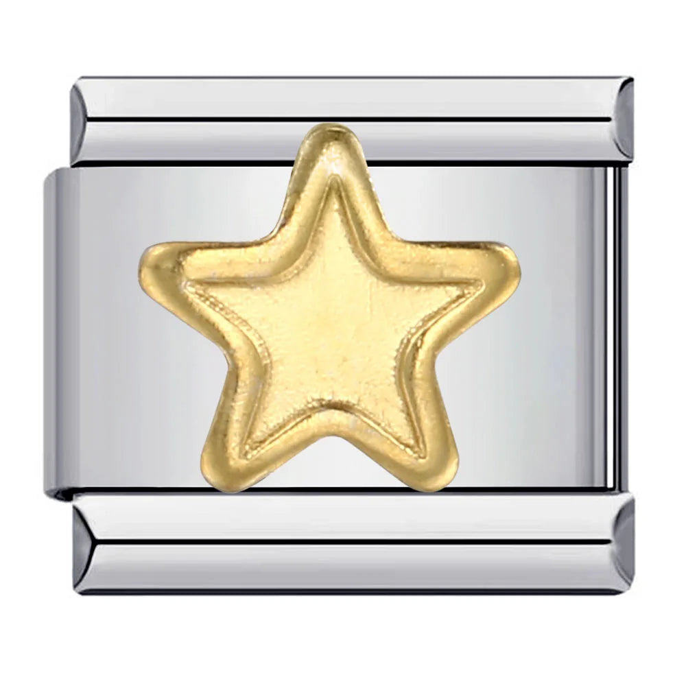 Star Italian Charm Links 107