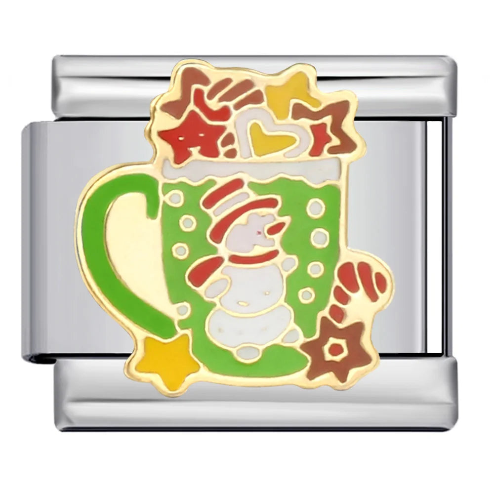 Christmas Italian Charm Link 203