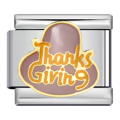 Thanksgiving Italian Charm Link 188