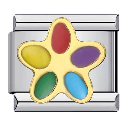 Rainbow Italian Charm Links 151