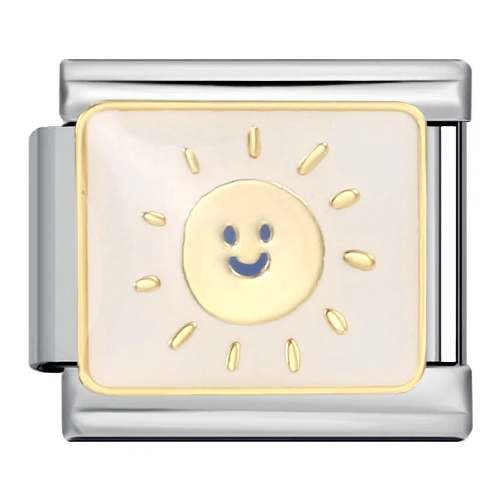Star Moon Sun Italian Charm 172