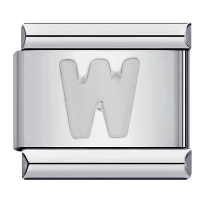 Silver Color 26 English Letters 125