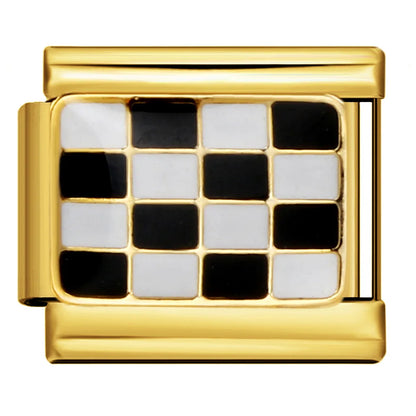 Gold Color Italian Charm Link 381