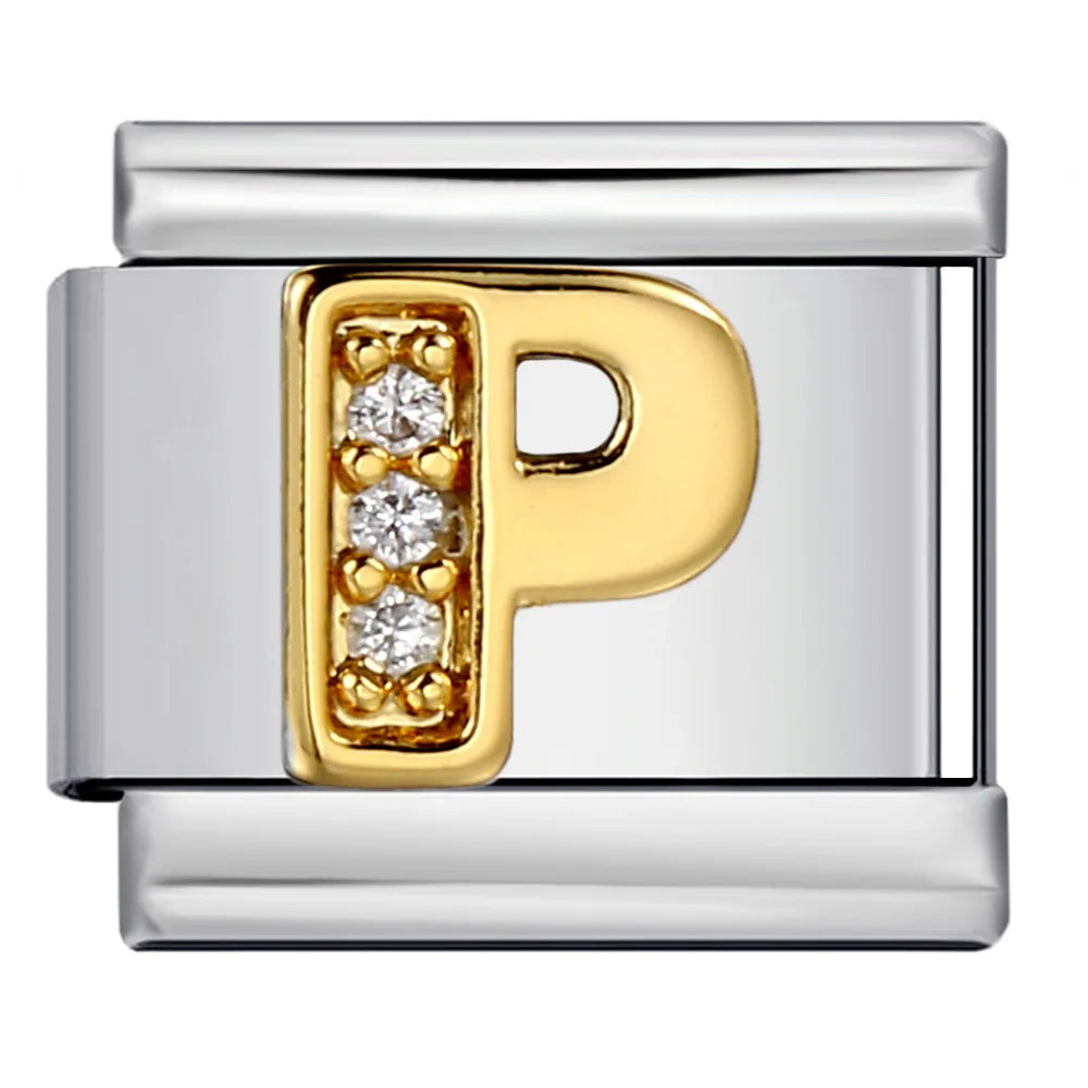Gold Color 26 English Letter 207