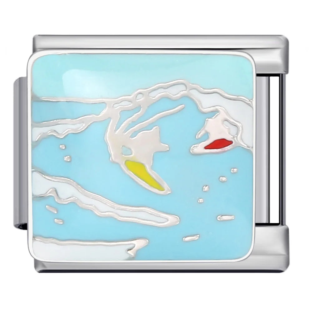 Ocean Italian Charm Link 322