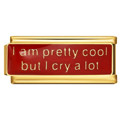 Gold Color Italian Charm Link 484
