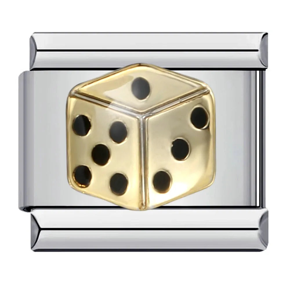 Poker Italian Charm Links 087