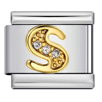 Gold Color 26 English Letter 207