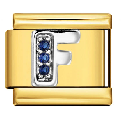 Gold Color 26 English Letters 383