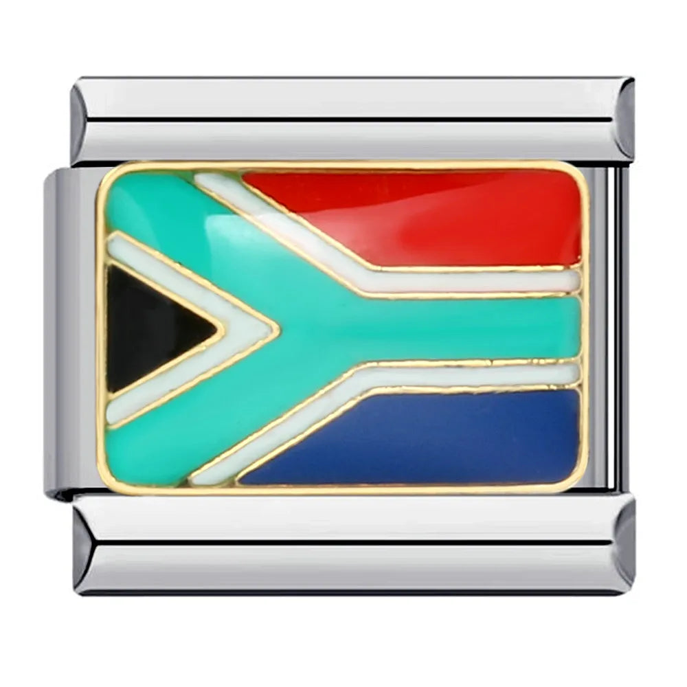 National Flag Italian Charm Links 068