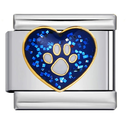 Paw Print Italian Charm 579