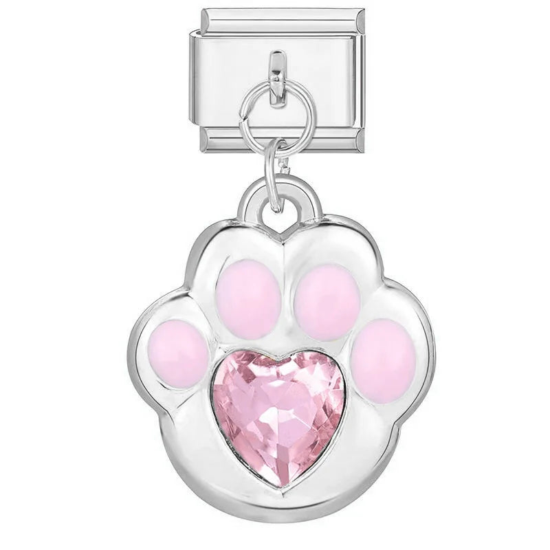 Paw Print Italian Charm 579