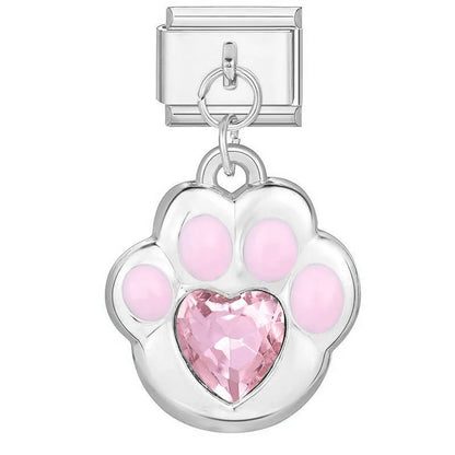 Paw Print Italian Charm 579