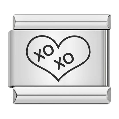 Laser Italian Charm Links 052