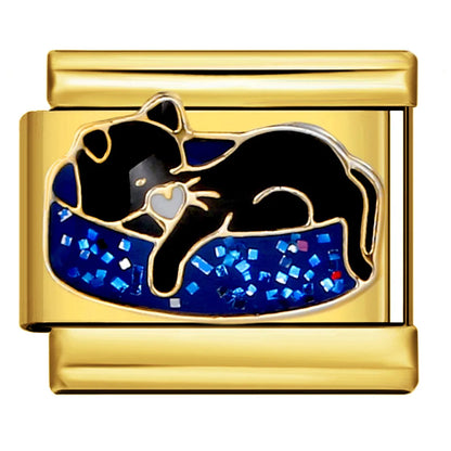 Cats Italian Charm Link 193