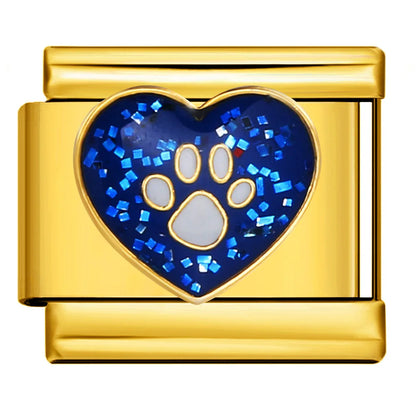 Gold Color Italian Charm Link 477