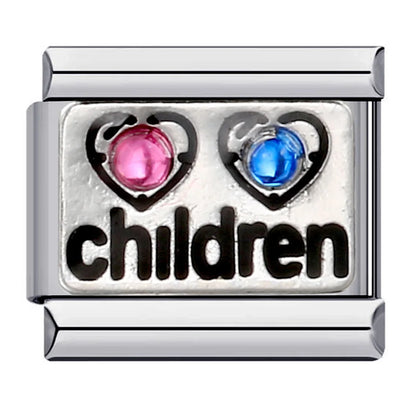 Words Italian Charm Links 072