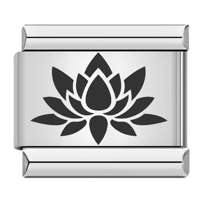Laser Italian Charm Links 045