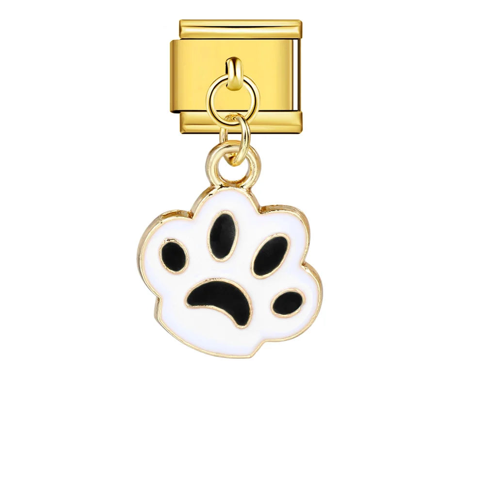 Paw Print Italian Charm 579