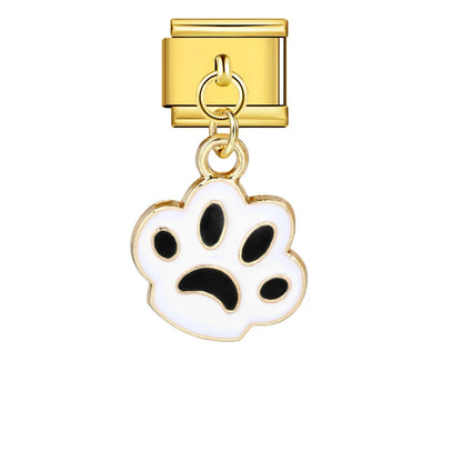 Paw Print Italian Charm 579