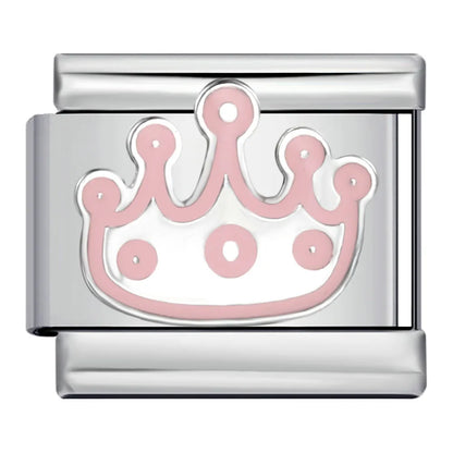 Pink Italian Charms Links 166